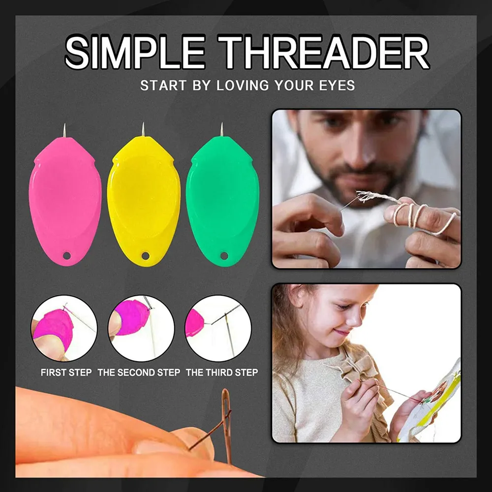 Pack-Of-3-Pcs-Needle-Threader-Elderly-Guide-Needle-Sewing